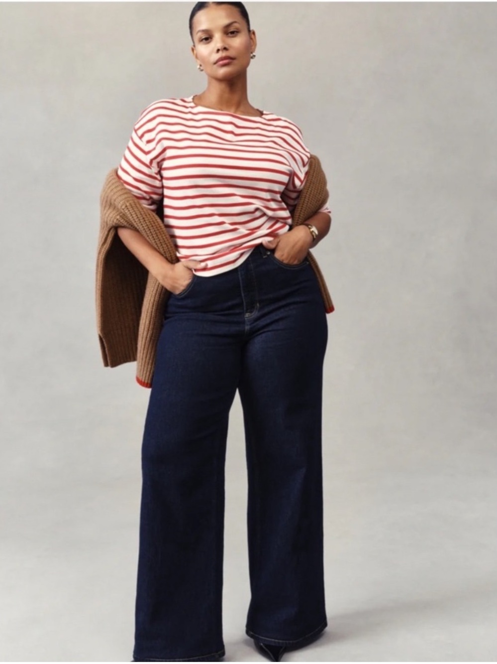 NWOT Spanx wide leg jean sz 3x